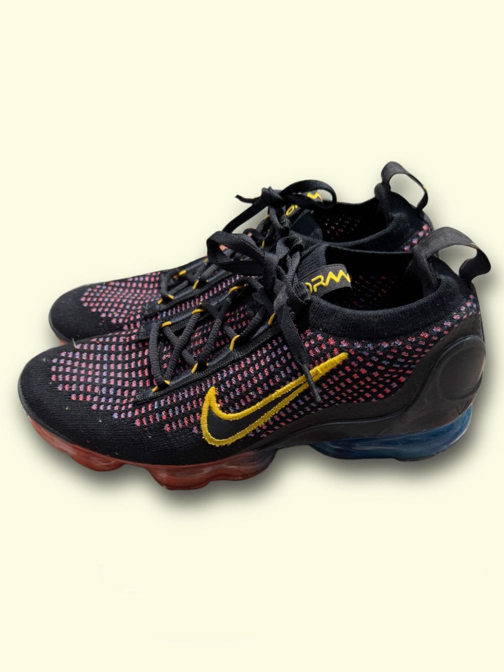Big Kids Nike Air VaporMax 2021 Flyknit 'Black Multi color size 6Y